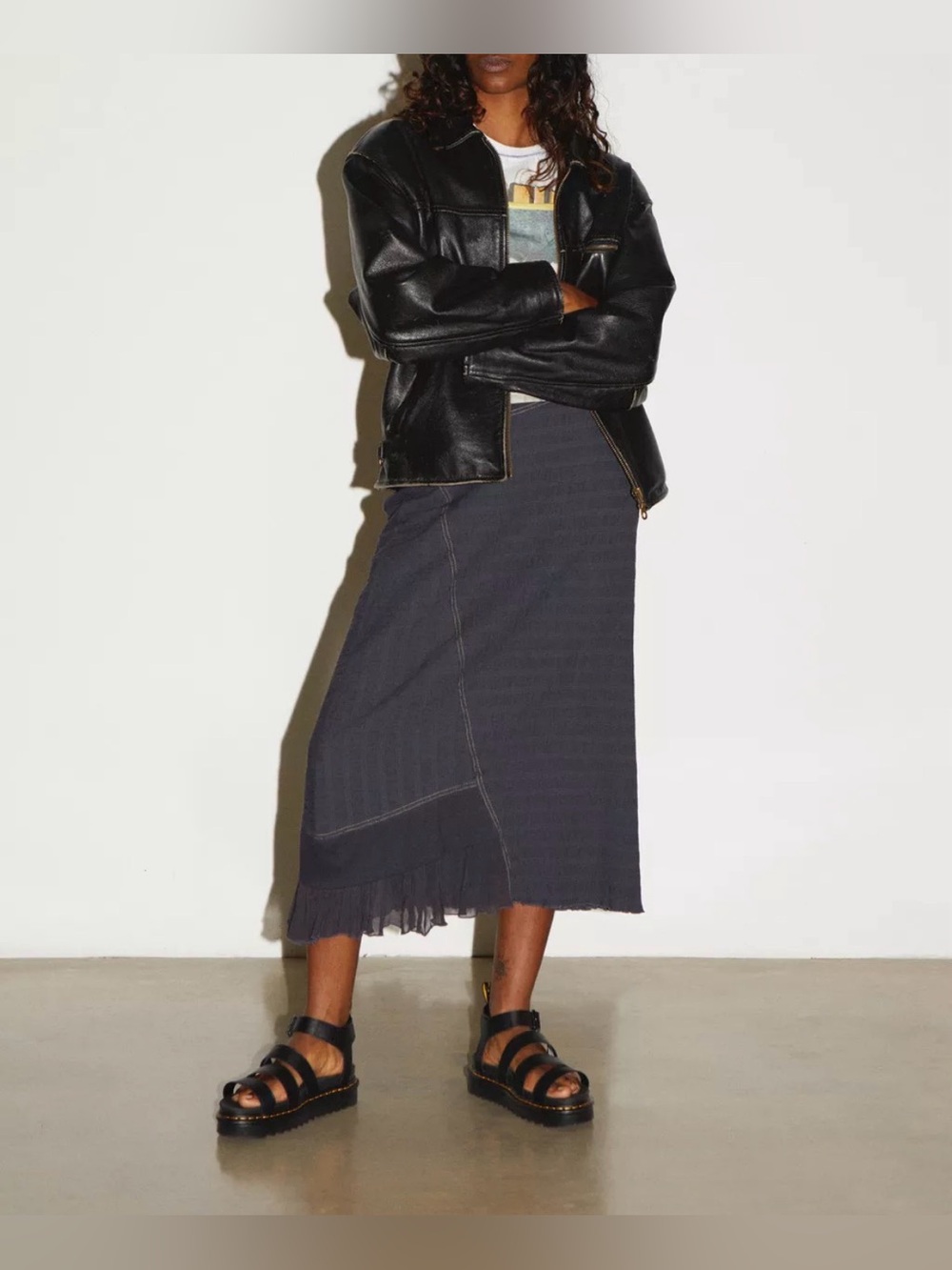 Doc Marten’s Blaire Hydro Leather Sandals - Picture 2 of 6